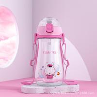 ราคา ดิสนีย์สไปเดอร์แมนขวดน้ำสำหรับเด็กแก้วพร้อมหลอดน้ำใช้งานได้สองแบบเชือกถือฤดูร้อนแก้วน้ำพลาสติกสำหรับกีฬา (20641555638)