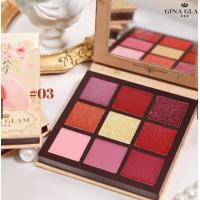 ราคา GINA GLAM PRINCESS DREAMER EYE SHADOW PALETTE G60 ของแท้100 (15084024561)