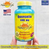 ราคา เควอซิติน Quercetin 400 mg 100 Veggie Caps Natures Life เควอซิทิน (6333854999)