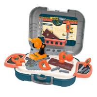 ราคา ของเล่นอุปกรณ์ ช่างกระเป๋าล้อลาก DIY กล่องใหญ่ พร้อมอุปกรณ์ช่าง DIY มีอุปกรณ์ 25 ชิ้น (9877085429)