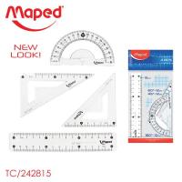 ราคา Maped มาเพ็ด ชุดเรขาคณิต 4P 15cm รหัส TC 242815 (10536633359)