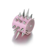 ราคา สร้อยข้อมือหนังหนามสายรัดข้อมือสำหรับผู้ชายเครื่องประดับแนวพังก์กำไลหินกอทิกสำหรับผู้หญิงเครื่องประดับคอสเพลย์ Emo เครื่องประดับแนวกอธิค Adwbaj (18612770087)