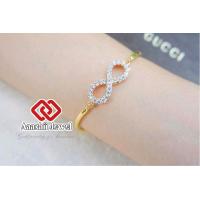 ราคา กำไลทอง เสริมทรัพย์ กำไลข้อมือ อินฟินิตี้ ประดับเพชร กำไลมือ กำไลเพชร CZ Bracelet สร้อยข้อมือหิน สร้อยข้อมือ (617712851)