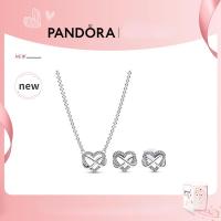 ราคา ใหม่ แพนดอร่า Forever หัวใจล็อค Y ชุดสร้อยคอและต่างหูสำหรับผู้หญิง New Arrival Sparkling Pandoraˉ Forever Heart Lock Y Necklace and Earrings Set for Women (19103926025)
