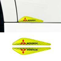 ราคา Sieece กันรอยประตูรถยนต์ กันกระแทกขอบประตูรถยนต์ สะท้อนแสง แผ่นกันรอยประตูรถยน ฟิล์มกันรอยรถยนต์ ติดขอบประตู กระจกมองหลังรถยนต์ สติกเกอร์ติดรถ ของแต่งรถยนต์ สำหรับ Mitsubishi Mirage G4 Attrage Strada 