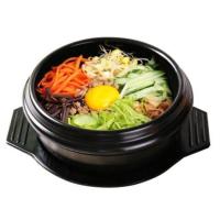 ราคา หม้อดินเกาหลี ชามหินเกาหลี หม้อดินเผา หม้อซุปเกาหลี หม้อหินพร้อมถาดเป็นเครื่องครัวสำหรับหุงข้าวบิบิมบับ ซุป ชามเกาหลี (17424374853)