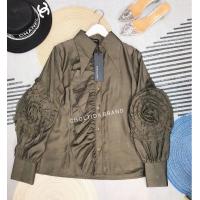 ราคา เสื้อ ROSE CHOLTIDA เสื้อเชิ้ตแขนกุหลาบ เนื้อผ้าJAPAN SILK ผ้าเนื้อดีมาก (17331238681)