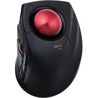 ราคา ELECOM DEFT PRO Trackball Mouse Wired Wireless Bluetooth Finger Control Ergonomic Design 8 Button Function Optical Gaming Sensor Smooth Red Ball Windows11 MacOS M DPT1MRXBK (16961198504)