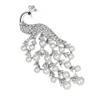 ราคา เครื่องจักรกลดาวรูปนกยูงประดับมุกเทียมฝังผู้หญิงเข็มกลัด Pin ผ้าพันคอกางเกงยีนส์เครื่องประดับ (11350127342)