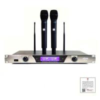 ราคา A one Microphone ไมโครโฟนไร้สาย ไมค์ลอยคู่ไร้สาย รุ่น M 2002 ไมค์ลอย ไมค์ VHF แท้ 100 (19791891712)