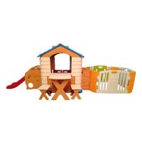 ราคา จัดส่งฟรี Eduplay บ้านเด็กเล่นพร้อมสไลเดอร์ต่อคอกกั้นเด็ก รุ่น Play House Slide Baby Room Table Set พร้อมจัดส่ง 2 3 วัน (14601031577)