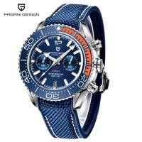 ราคา Pagani Design นาฬิกาแท้ 42mm ควอตซ์ นาฬิกาผู้ชาย นาฬิกา seiko ผู้ชาย VK64 โครโนกราฟ ฝาเซรามิก100M นาฬิกาผู้ชายกันน้ำ นาฬิกาข้อมือ ผู้ชาย PD 1711 (16904100146)