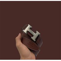 ราคา เข็มขัด Hermes เป็นสายหนังสีน้ำตาล มี 3 แบบให้เลือก หัวสีเงิน หัวทอง หัวทองด้าน (14644667942)