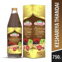 ราคา Guruji Kesharia Thandai Dry Fruit Syrup 750ml Bottle Best Before 05 02 2024 (19853101962)