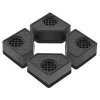 ราคา Anti Vibration Pad for Washing Machine Washer Dryer Pedestals Wearing Square Rubber Foot Pads Pedestals (20041295095)