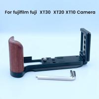 ราคา L Plate for Fujifilm Fuji XT30 XT20 XT10 Camera L Type Wood Bracket Tripod Quick Release Plate Base Grip Handle (16746318951)
