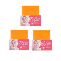 ราคา สบู่ไวท์ออร่า แพคเกตใหม่ White Aura Miracle Carrot Soap 160 g 1 ก้อน (16189716247)