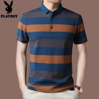 ราคา NUY426 Playboy ฤดูร้อนผู้ชายเดรสคอปกแขนสั้นเสื้อยืดลายกระดุมเสื้อกันหนาวเสื้อโปโลเสื้อผ้าสำหรับกลาง อายุเสื้อของพ่อ (8834778737)