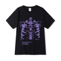 ราคา 2022เสื้อยืดลายโครงกระดูกสำหรับผู้ชายเสื้อยืดโอเวอร์ไซส์สไตล์เกาหลีเสื้อท่อนบนเสื้อผ้าแนวฮิปฮอปแนวย้อนยุคกราฟิกสไตล์ฮาราจูกุ (19736095609)