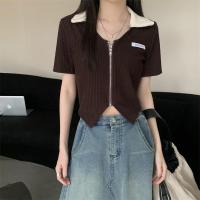 ราคา mimi didi เสื้อน่ารักโปโลแขนสั้น เสื้อแฟชั่นผู้หญิง POLO สีตัดกัน ผ้านิ่มใส่สบาย ฟรีไซส์ พร้อมส่ง 2554 (21231147681)