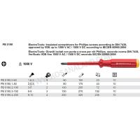 ราคา PB Swiss Tools ไขควงปากแฉก VDE รุ่น PB 5190 1 80 หุ้มฉนวนกันไฟฟ้า 1000 โวลท์ VDE Insulated Screwdriver PB 5190 (1262116508)