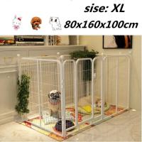 ราคา dog cage cat cage กรงสุนัขปรับขนาดได้ สีดำคอกสุนัข คอกสัตว์เลี้ยง กรง รุ่นแข็งแรง size M XL ขนาด 60x120x70 cm80x160x100cm คอกสุนัข คอกสัตว์เลี้ยง คอกสัตว์ กรงสุนัขปรับขนาดได้ กรงสุนัข คอกหมา คอกสุนัข 