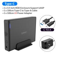 ราคา ORICO 3 5นิ้ว HDD Case Type C Hard Drive Enclosure SATA To USB 3 1 External Hard Drive Reader สำหรับ2 5 3 5 HDD รองรับ16TB (16459702838)