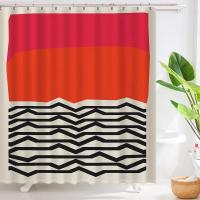 ราคา Pop Art Geometric Shower Curtain Fashion Classicl Abstract Colourful Bathroom Curtains Waterproof Fabric Decor Sets with Hooks (20395170286)