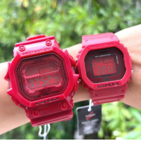 ราคา sale นาฬิการาคาถูก ราคาส่ง นาฬิกาข้อมือผู้หญิง นาฬิกาข้อมือผู้ชาย นาฬิกา คู่รัก casio ยักษ์ใหญ่ ยักษ์เล็ก สีเเดงเลือด (16711980115)