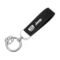 ราคา Ciscos หนัง พวงกุญแจรถยนต์ ที่ใส่กุญแจรถยนต์ ของแต่งรถ สำหรับ Jeep Cherokee Wrangler Grand Cherokee (19695765221)