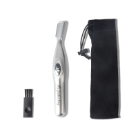 ราคา Electric Eyebrow Trimmer Facial Hair Remover for Eyebrows Womens Shaver Portable Cosmetics Makeup (20517508868)