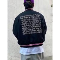 ราคา เสื้อแจ็คเก็ตแนวอเมริกัน Stussy High Street Back ปักตัวอักษร Jaket Baseball สโลแกน Vobe Style Stussy (19101988402)