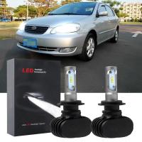 ราคา หลอดไฟหน้า 6000K สีขาว สําหรับ TOYOTA ALTIS 2002 2007 2 ชิ้น NEW (17544106568)