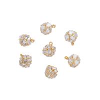 ราคา จี้ลูกกลมเซอร์คอเนียรูปตัวทีฝังทองแดง1ชิ้น ถุง14K ขนาด8 10มม สำหรับทำตุ้มหูสร้อยคอเครื่องประดับแบบ DIY (19112892757)