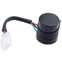 ราคา PENGQ สีดำสีดำ สำหรับรถจักรยานยนต์ ATV 3ขา12V ไฟกะพริบ LED ไฟแสดงสถานะ LED สำหรับ50 250cc ไฟกระพริบรีเลย์จักรยานยนต์ ออดรีเลย์จักรยานสกปรก สัญญาณไฟเลี้ยวกะพริบ รีเลย์สัญญาณเลี้ยว (21115076923)
