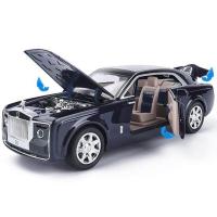 ราคา 1 24 Rolls Royce Sweptail หล่อโมเดลรถอัลลอยของเล่นโลหะมี4ประตูยางรถยนต์เด็ก39 S ของเล่น (20953558667)