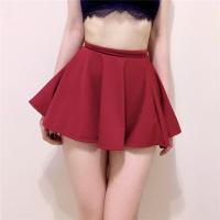 ราคา ENJOY FLYING ONESELF 2023 New Plain Mini Dress Pleated Short Skirt Ruffle Short Skirt A Line Skater A Line (20237791877)