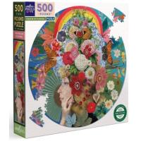 ราคา eeBoo Theatre of Flowers 500pc Round Puzzle จิ๊กซอว์รูปโรงละครแห่งดอกไม้แบบ 500 ชิ้น (16311358012)