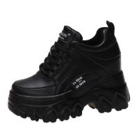 ราคา Women Winter Platform Sneakers Warm Fur Plush Insole Ankle Boots Women Spring Chunky Shoes Lace up Tennis Shoes Woman Mujer 9CM (12705838394)