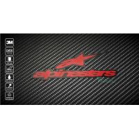 ราคา สติ๊กเกอร์ มอเตอร์ไซค์ Sticker Alpinestar 177 (9356851647)
