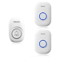 ราคา กริ่งไร้สาย Doorbell Water ออดไร้สาย ไม่ใช้ถ่าน กันน้ำทนแดด กันฝุ่น โมเดล 2 กระดิ่งบ้าน ออดบ้าน กริ่งประตูไร้สาย กริ่งประตูบ้าน ริงโทน 58 เสียง (9499641697)