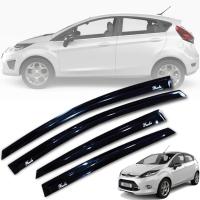 ราคา กันสาดประตู คิ้วกันสาด กันแมลง กันฝน กันแดด รุ่น ฟอร์ด เฟียสต้า FORD FIESTA ปี 2010 2014 ดำเงา 5 ประตู (3853634712)