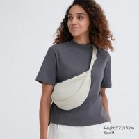 ราคา UNIQLO เสื้อยืด AIRism คอตตอน แขนสั้น ทรงหลวม (20426935904)