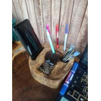 ราคา ที่ใส่ปากกาไม้ กล่องใส่ปากกาไม้ กล่องใส่เครื่องเขียน ที่เสียบปากกา ที่ใส่ปากกาวินเทจ ของใช้บนโต๊ะทำงาน แท่นเสียบปากกา (19529086860)