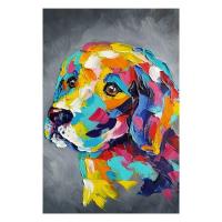 ราคา Modern Abstract Animal Art ภาพวาดสีน้ำมันบนผ้าใบของสุนัขช้างยีราฟ โปสเตอร์ศิลปะตกแต่งผนังสำหรับห้องนั่งเล่น ช่วยเพิ่มการตกแต่งบ้านของคุณ1007 (20591194294)