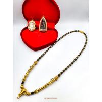ราคา SH094 สร้อยพระ สร้อยกะลา แต่งด้วยกะลา และเม็ดทองเลเซอร์ แบบจัดเต็มด้านหน้า แขวนพระ 3 องค์ ยาว 26 นิ้ว หัวขุนทองเลเซอร์ (13038019454)