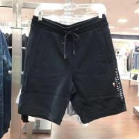 ราคา North America Tommy Hilfiger Mens Simple Fashion Embroidered Logo Elastic Waist Sports Casual Shorts (20379463892)