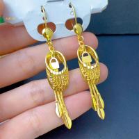 ราคา ซินเจียงทองเหลืองรักต่างหูพู่กลวงใหม่ jewelry เครื่องประดับแฟชั่นต่างหูชุบทองสี (20237985374)