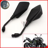 ราคา สำหรับ Kawasaki Z900 2017กระจกมองข้าง Spion Motor 10มม รถสกู๊ตเตอร์จักรยานยนต์หนึ่งคู่กระจกมองหลังกระจกมองหลังสีดำ Bs1 (19934286453)