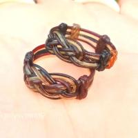 ราคา แหวนหางช้าง พิรอดถักหลายจุด พิรอดสามสี แท้100 (19251735009)